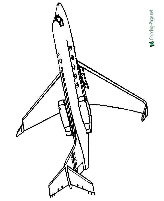 Airplane Coloring Book Eliolera Page 003 Pages Airplanes