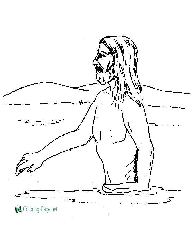 Bible Coloring Pages - Jesus