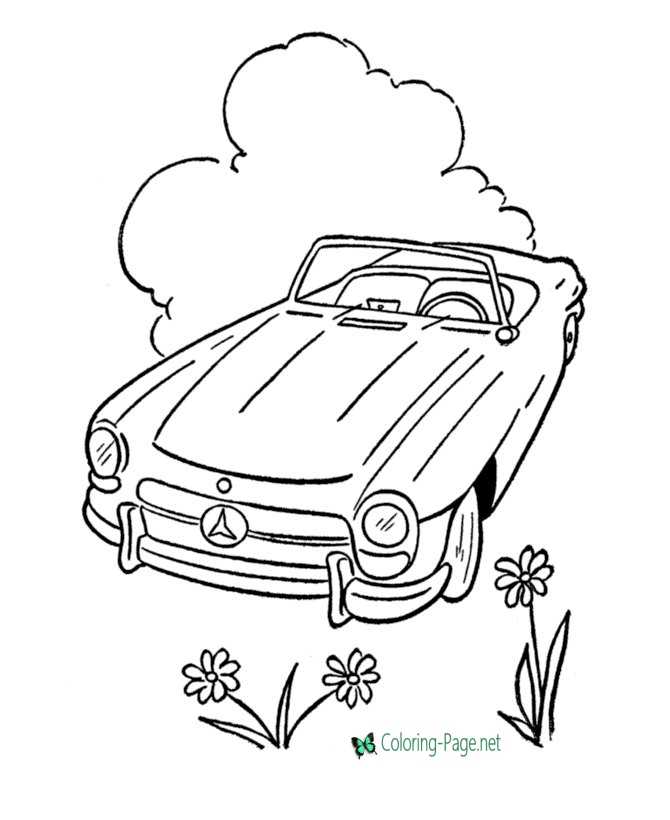 Cars Coloring Pages to Print