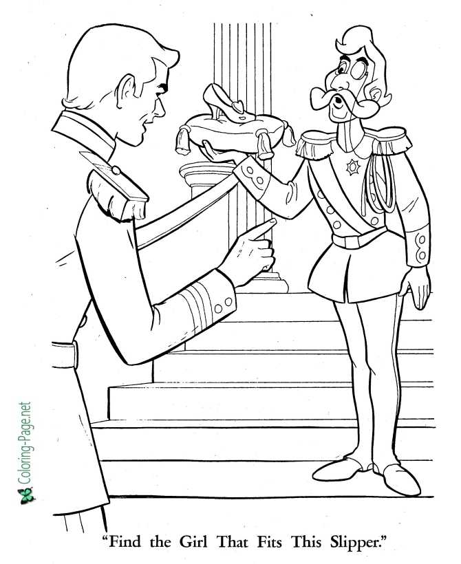 Coloring Page Cinderella Slipper Latest Coloring Pages Printable