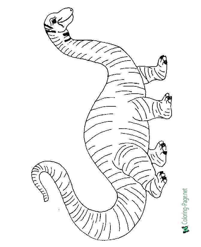 Free Dinosaurs Coloring Pages