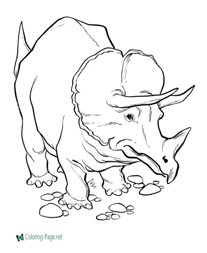 Kids Dinosaurs Coloring Pages
