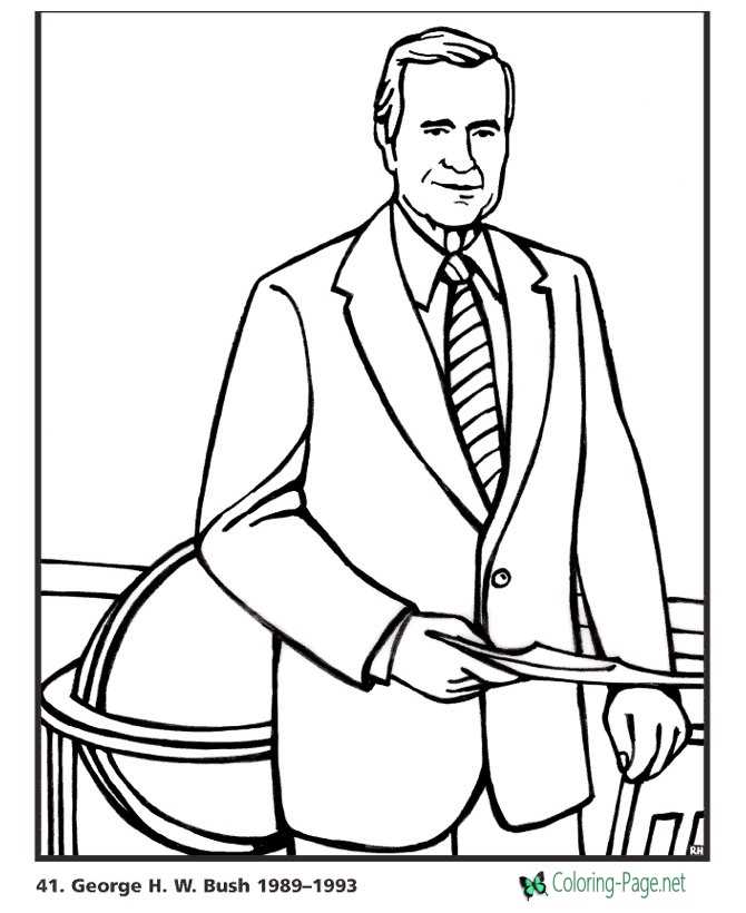 Us Presidents Coloring Pages