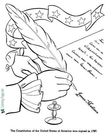 American history coloring pages