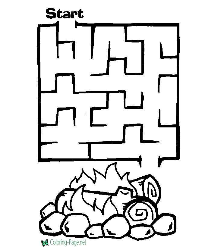 easy fun mazes for kids