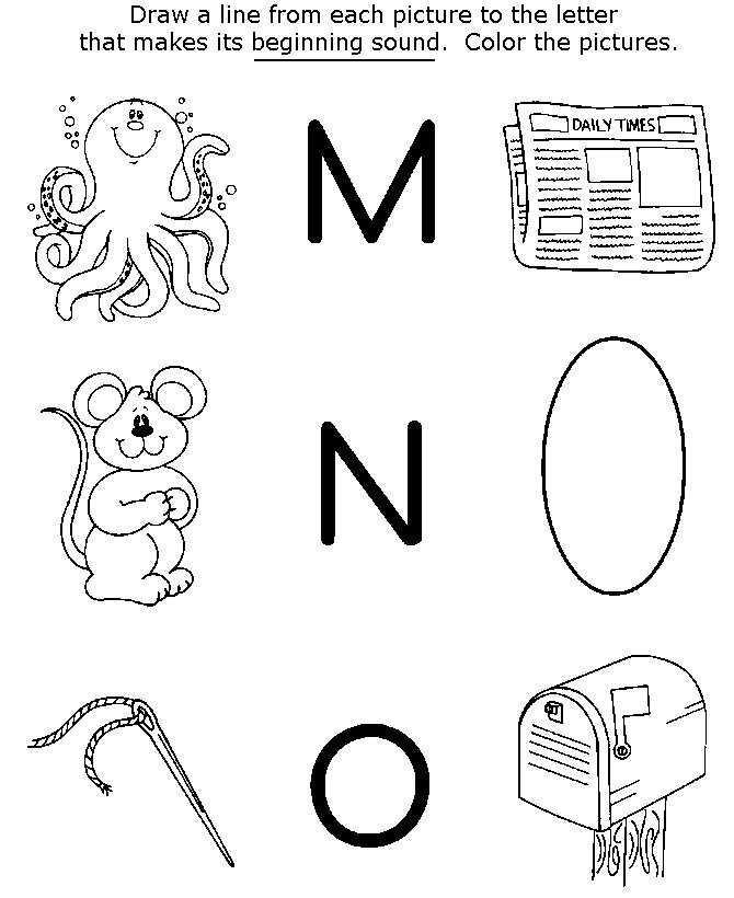 Worksheets For Preschoolers MosOp