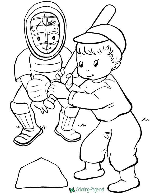 Free Printable Baseball Coloring Pages for Kids - Best Coloring Pages For  Kids