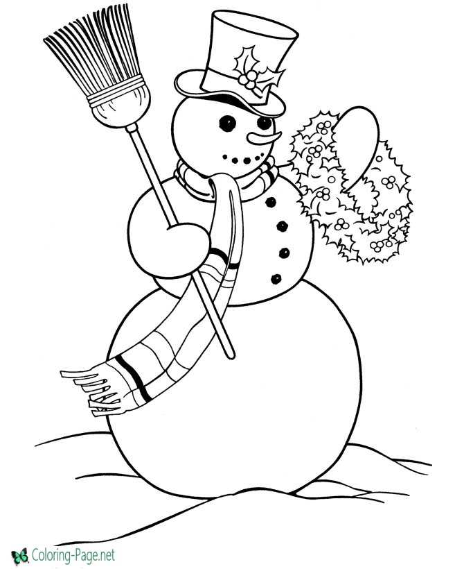 christmas cartoon characters coloring pages
