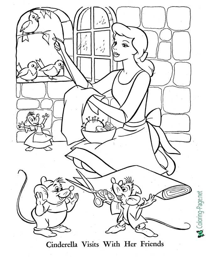 660  Coloring Pages Cinderella  HD