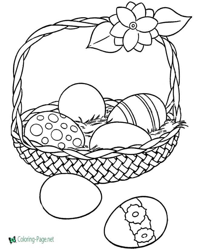 Download Easter Egg Coloring Pages
