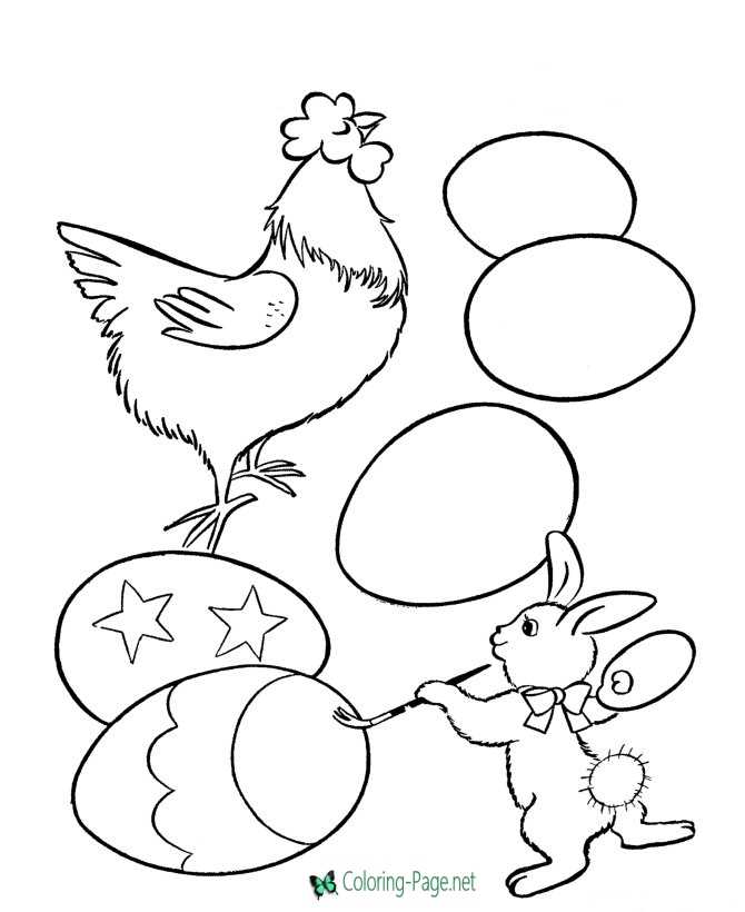 chicken egg coloring page