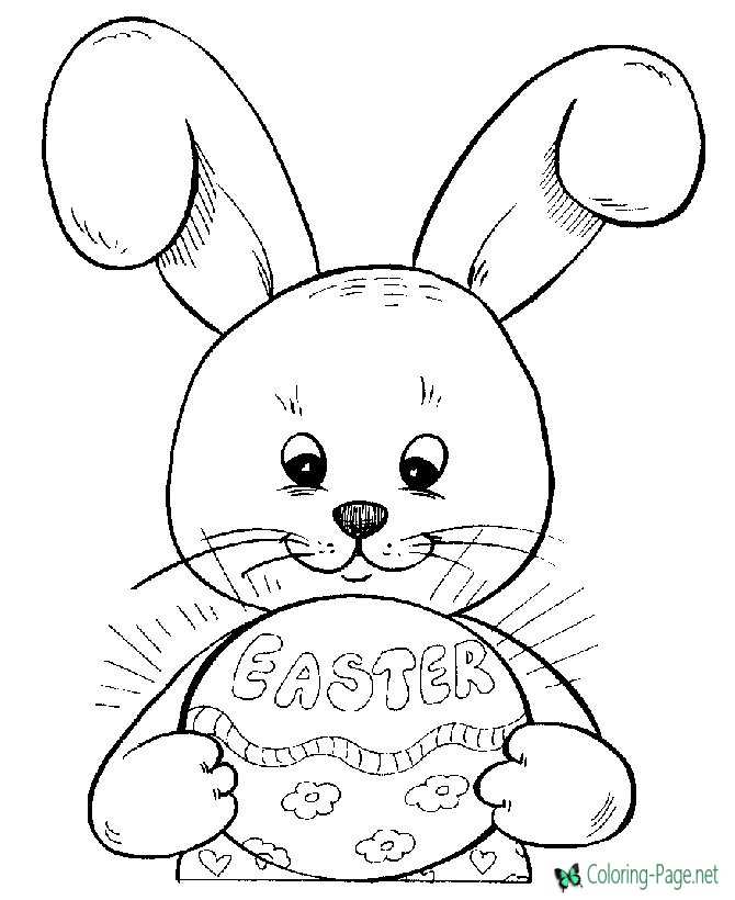 Easter coloring pages free to print