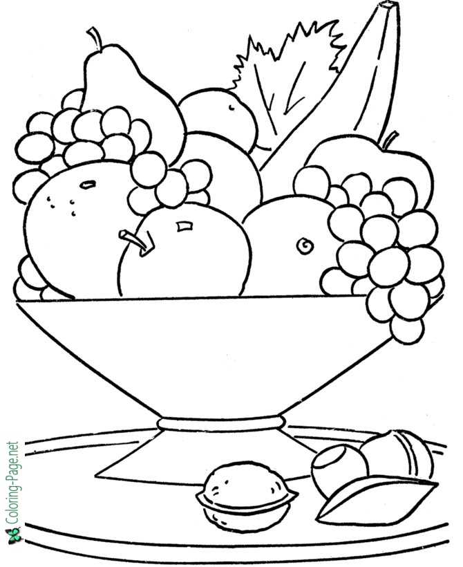 food coloring pages printable coloring pages for kids