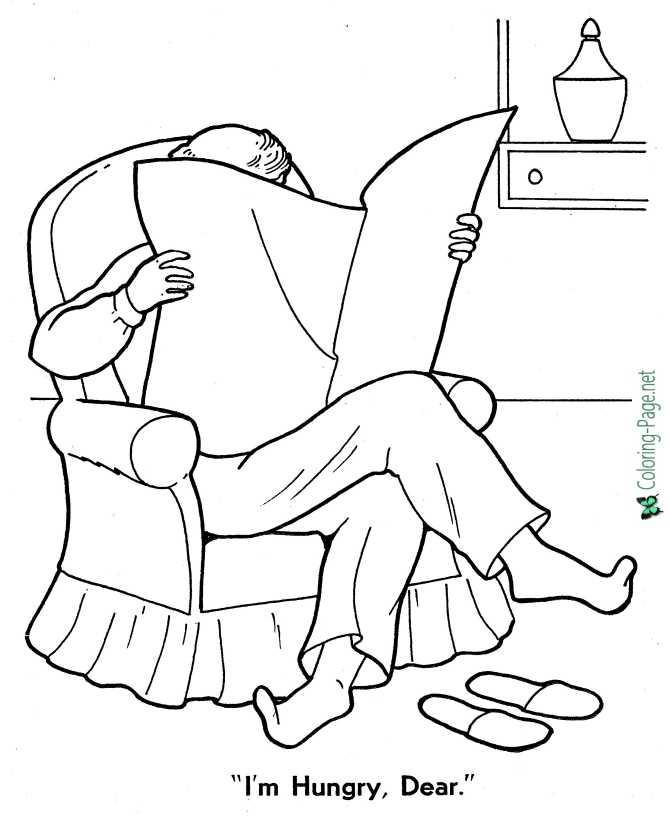 man coloring pages