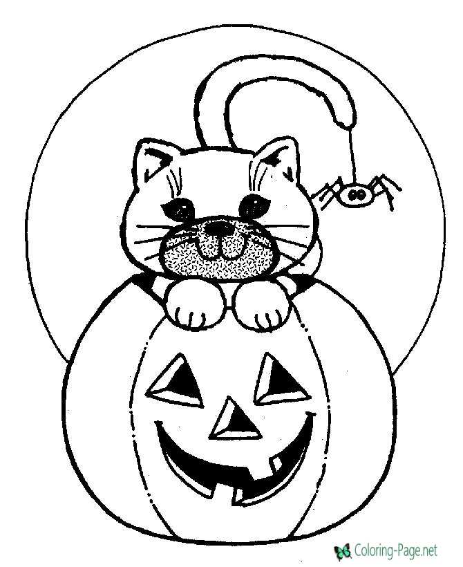 76 Coloring Pages Halloween Online  Latest HD