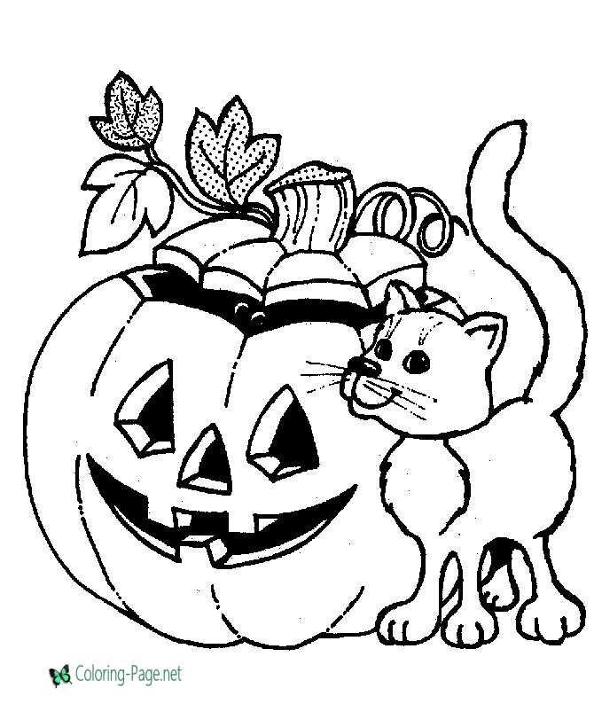 51  Animal Coloring Pages Halloween Best
