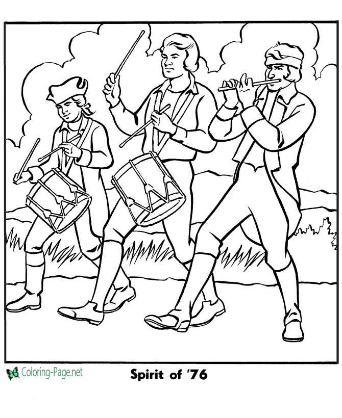 patriotic military coloring pages