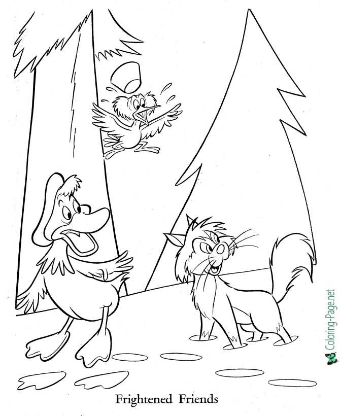 Peter and the Wolf Coloring Pages - Fairy Tale