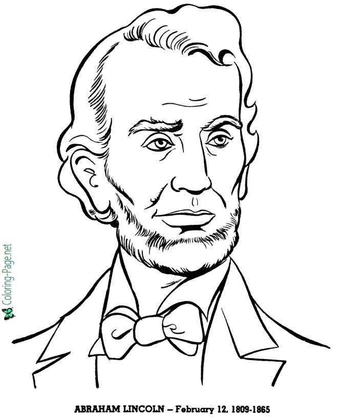 young abraham lincoln coloring pages