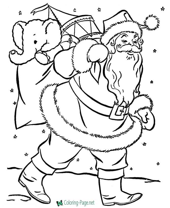 coloring-pages-of-santa