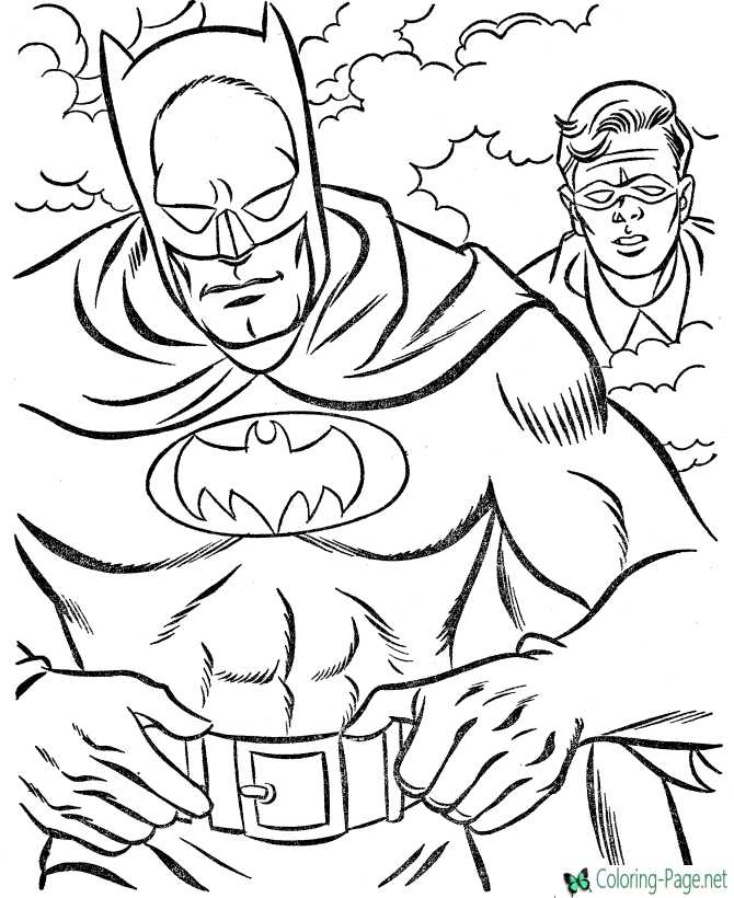 superhero logo coloring pages