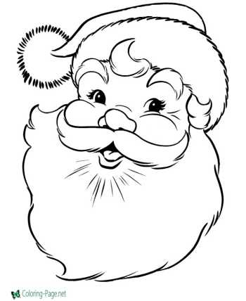 Christmas holiday coloring pages