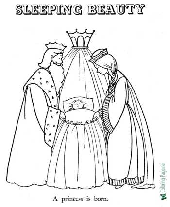 18+ Fairy Tale Coloring Page