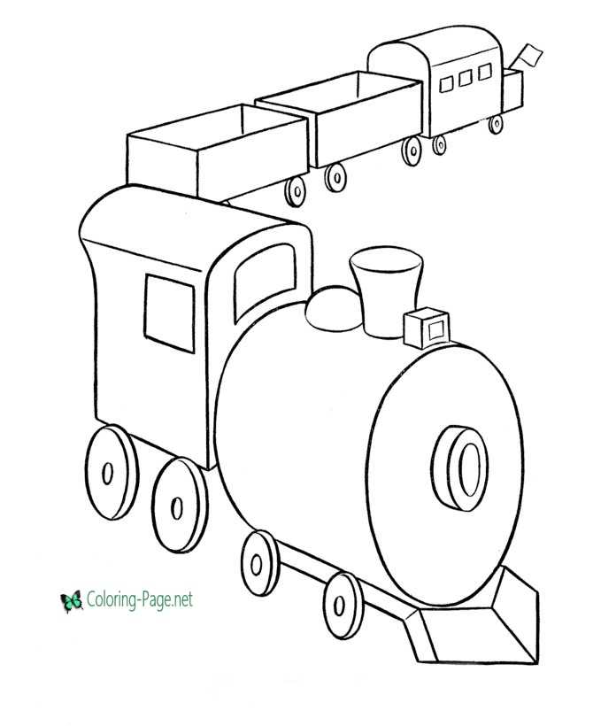 Free Printable Train Coloring Page — TREND enterprises, Inc.