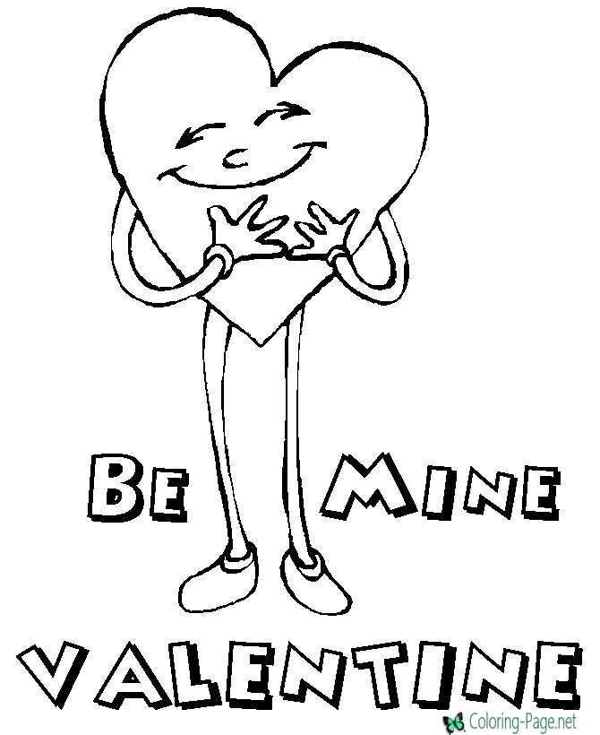 Print Valentine´s Day Coloring Pages