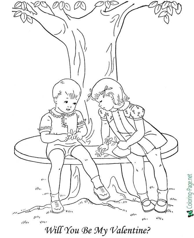 valentines day coloring pages for girls