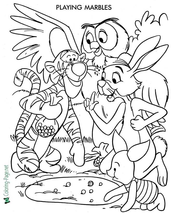 winnie the pooh tigger coloring pages